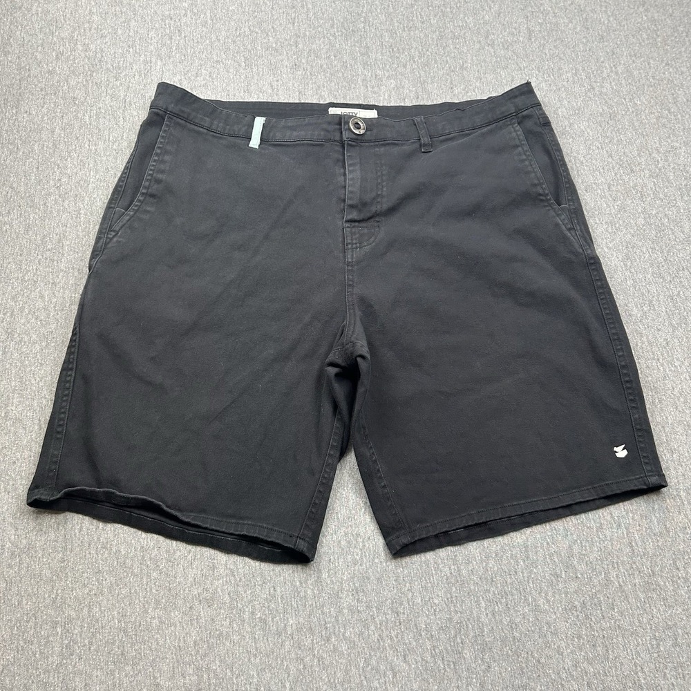 JETTY Polywog Hybrid Walk Short Mens 36 Black 9" Inseam